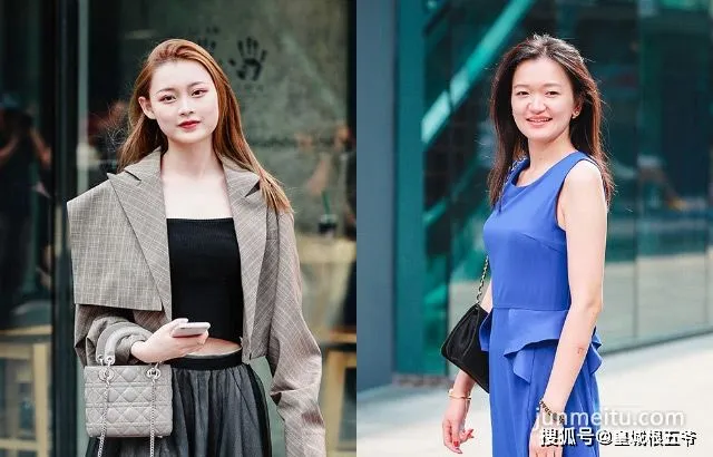街拍街拍美女們的穿衣搭配，帶點小女人的韻味，又不失女孩的魅力