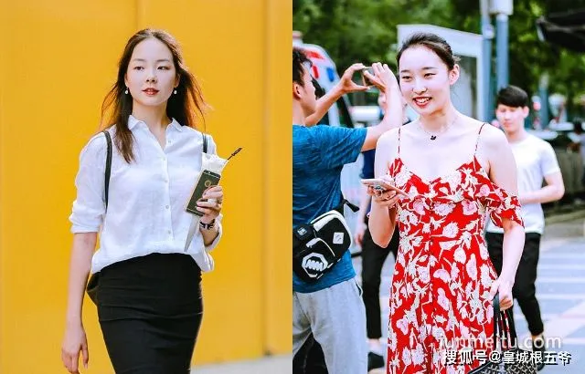 街拍街拍身材高挑優雅大氣，美女們的穿衣搭配造型，簡直太有魅力了