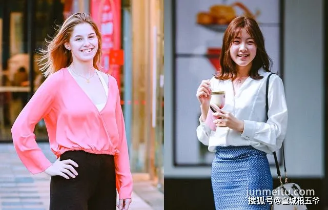 街拍街拍會穿衣服的女人惹人愛，女人穿衣要講究衣服有沒有女人味