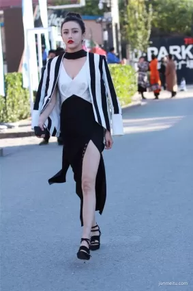 街拍 | 國際氣息紅毯妝