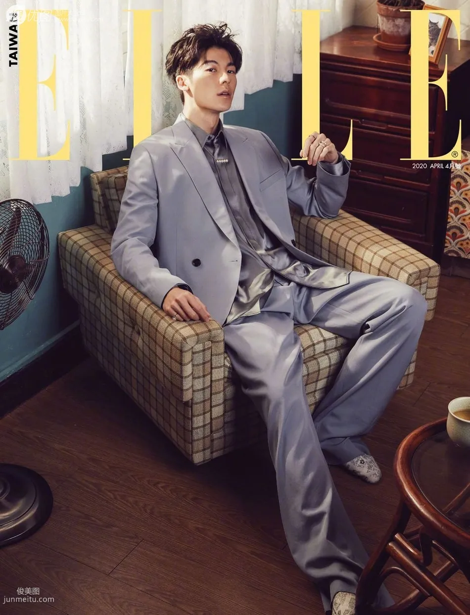 台灣帥氣演員許光漢時尚潮流穿着登《ELLE》雜志寫真圖集 6