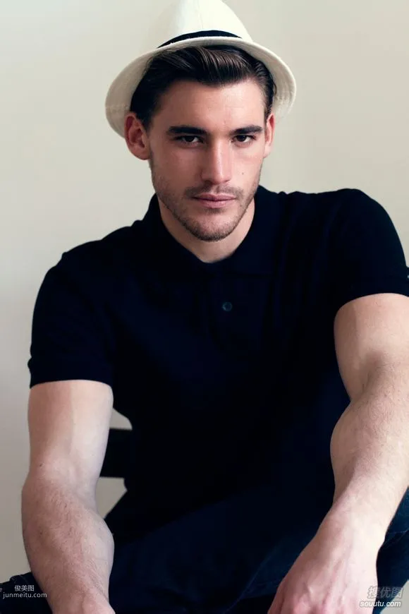 胡渣型男Eric Morzaluk~以色列男模套图1