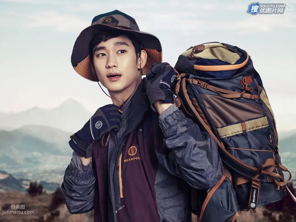 金秀賢戶外登山唯美外拍寫真圖片 1
