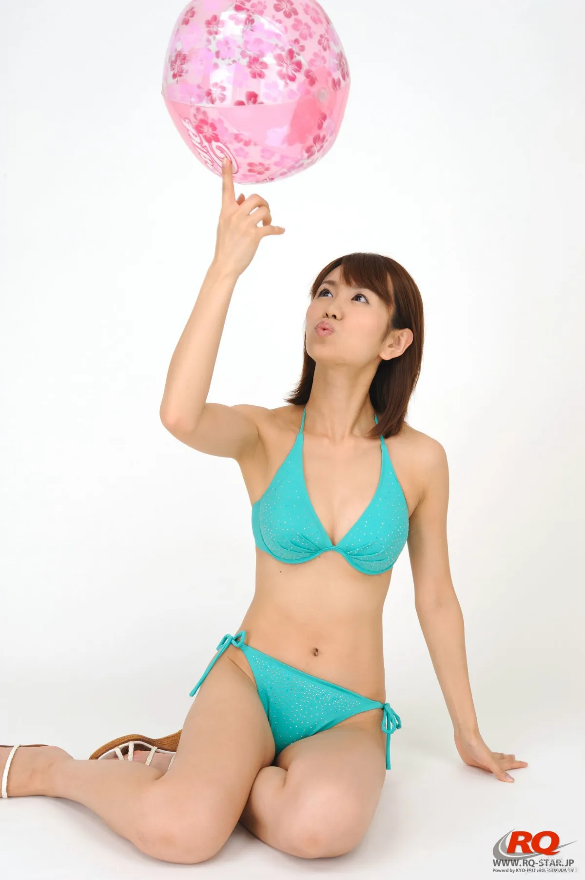 [RQ-STAR] NO.00059 黒沢琴美 Swim Suits – Green 寫真 2