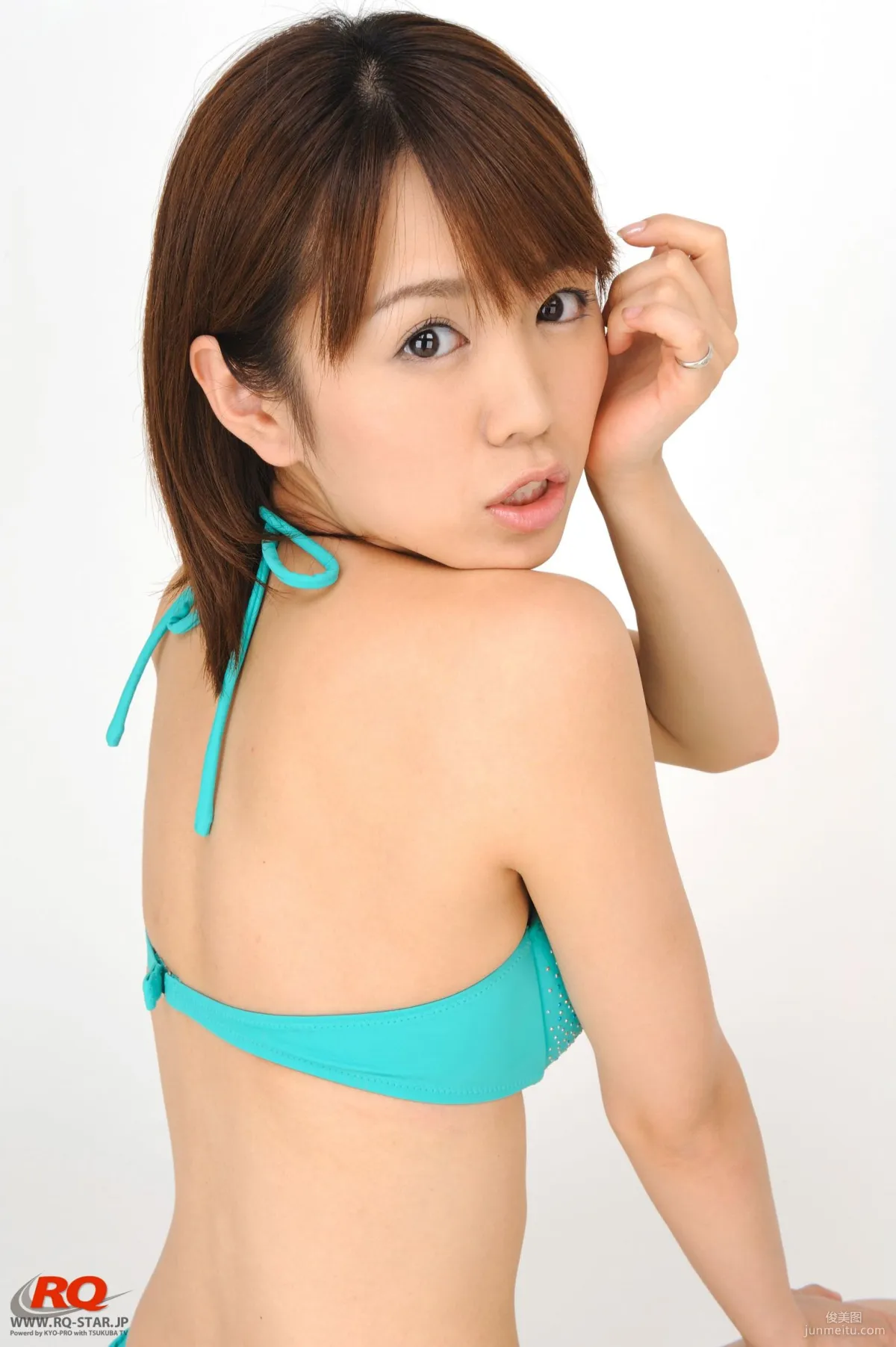 [RQ-STAR] NO.00059 黒沢琴美 Swim Suits – Green 寫真 46