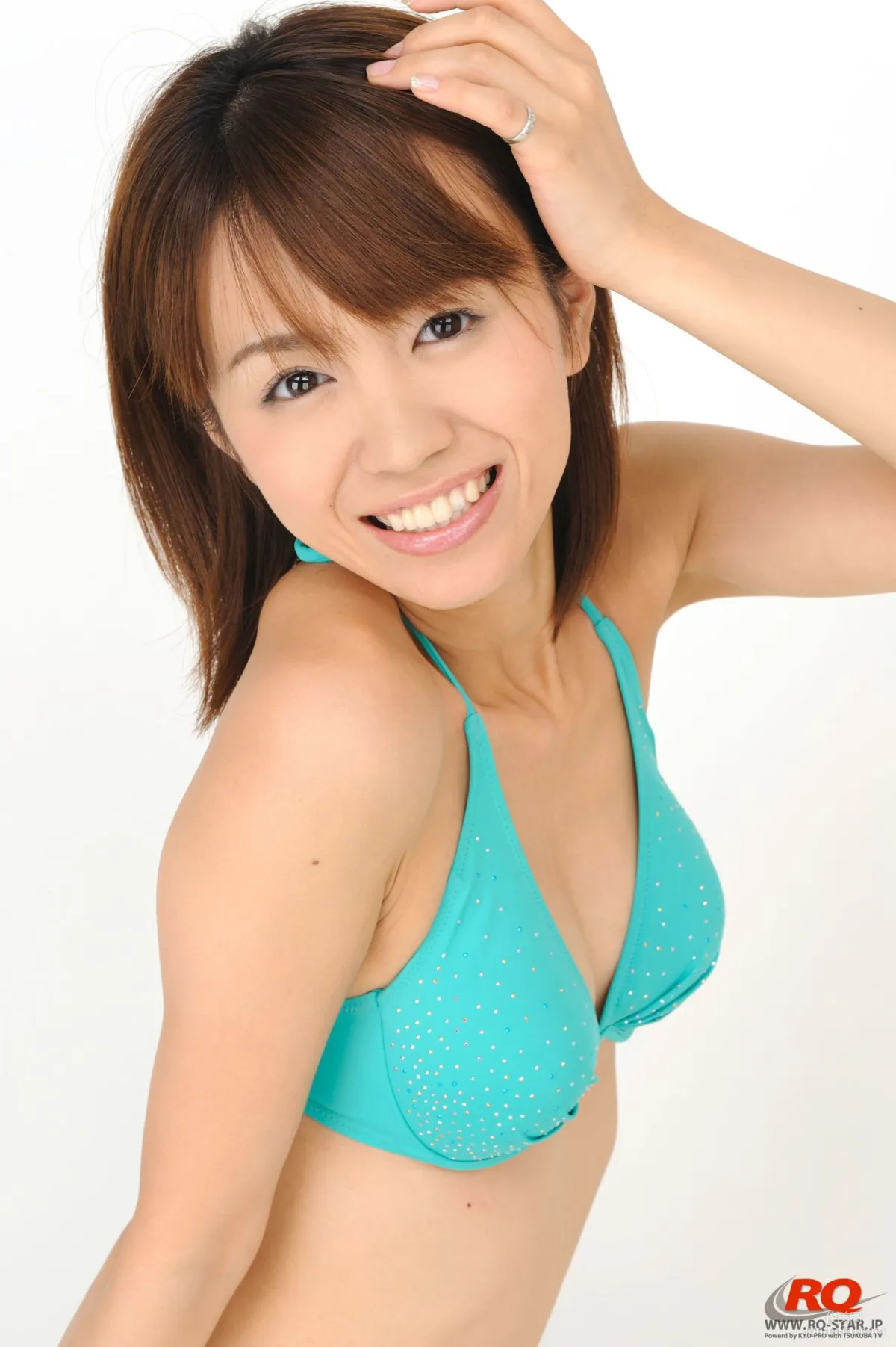 [RQ-STAR] NO.00059 黒沢琴美 Swim Suits – Green 寫真 37