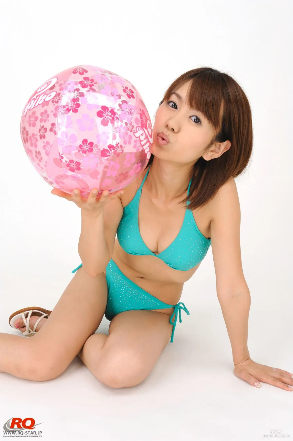 [RQ-STAR] NO.00059 黒沢琴美 Swim Suits – Green 寫真 7