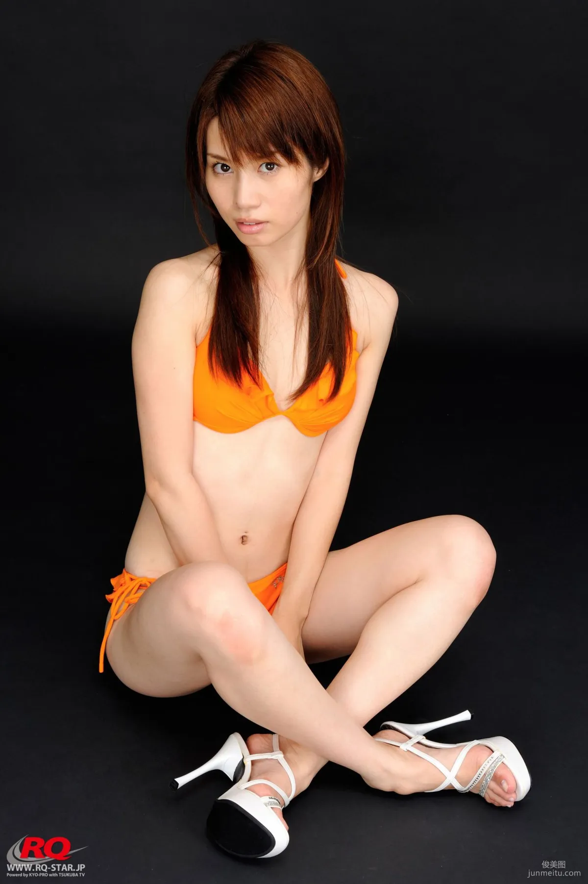[RQ-STAR] NO.00040 小暮あき Swim Suits – Orange 寫真 33