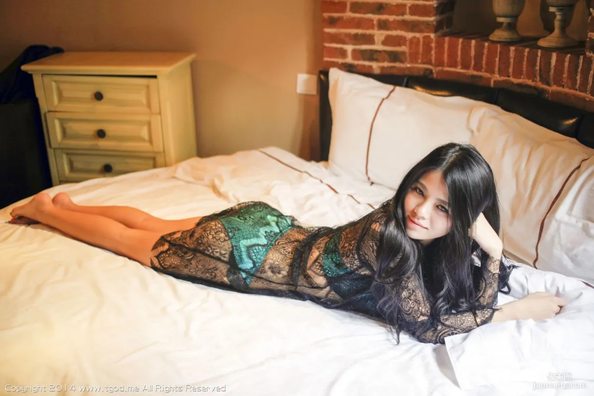 歐陽妮娜娜《惹火蕾絲 性感禦姐》 [TGOD推女神] 寫真集 73