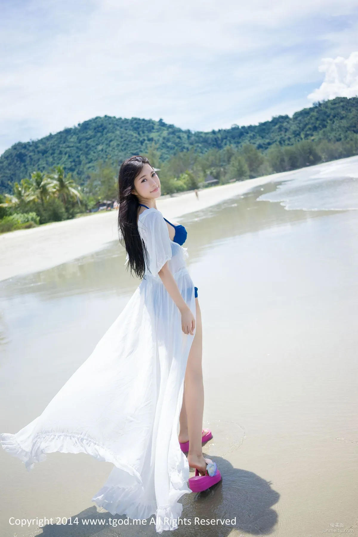 绮里嘉Ula《沙滩仙子》[TGOD推女神] 写真集7