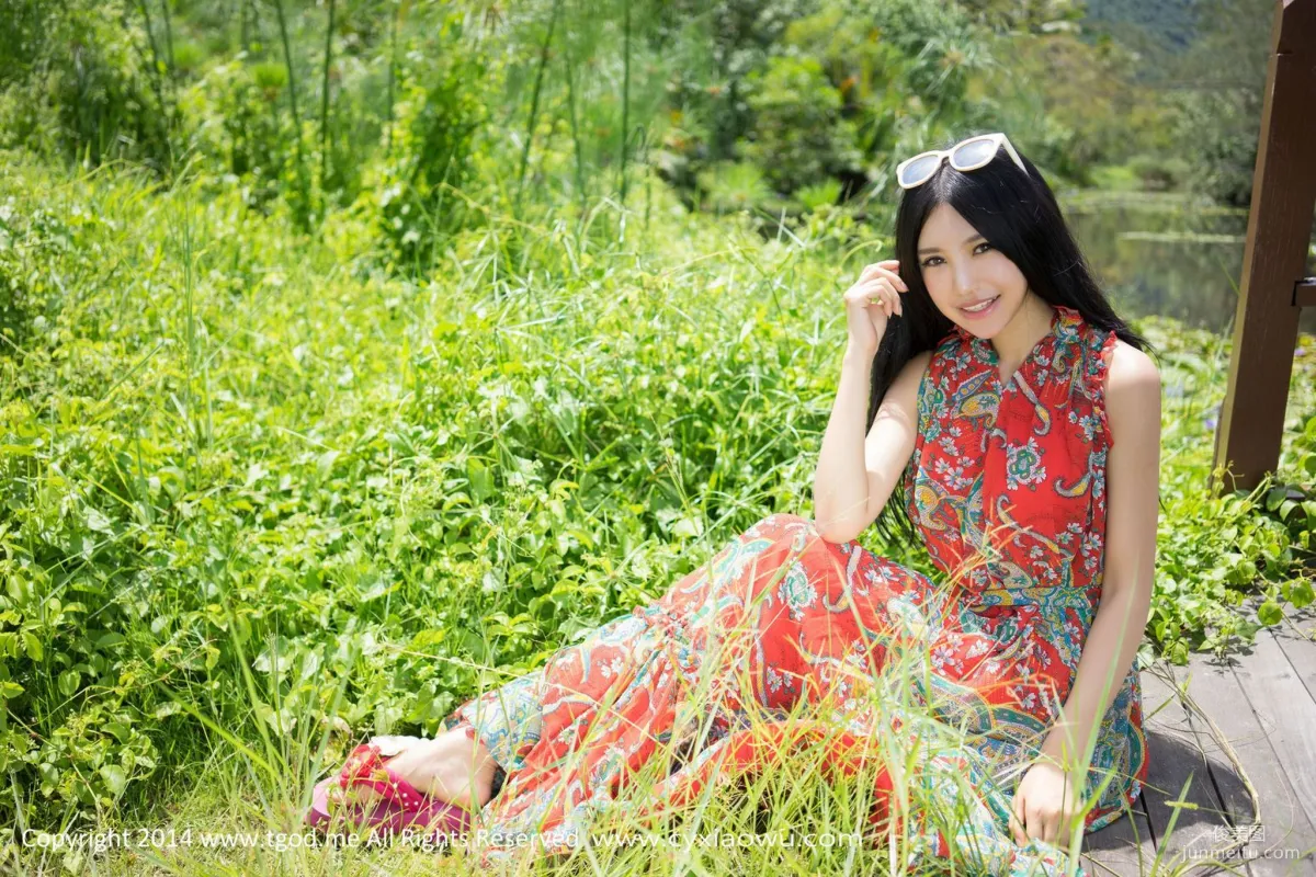 绮裡嘉ula 《沙巴旅拍》小清新系列 [TGOD推女神] 寫真集 3