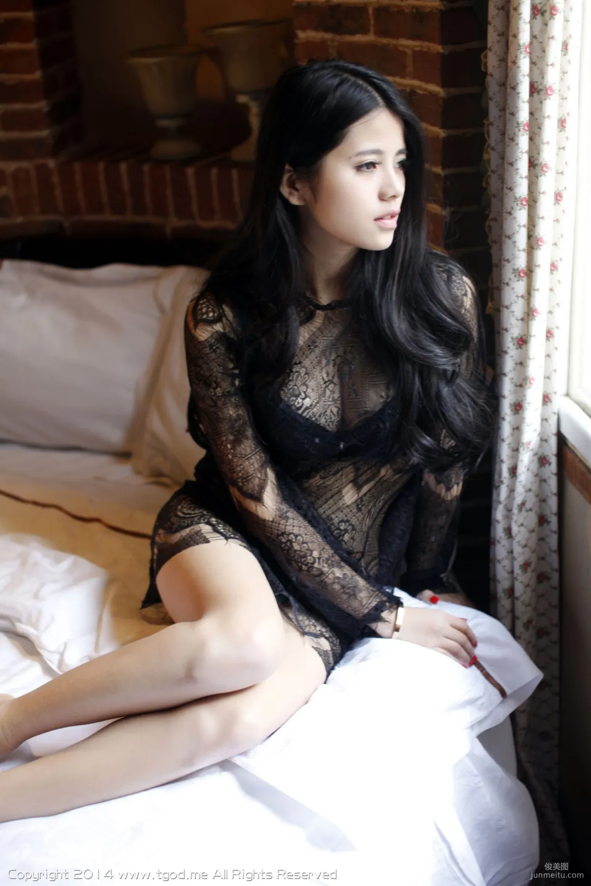 歐陽妮娜娜《惹火蕾絲 性感禦姐》 [TGOD推女神] 寫真集 49