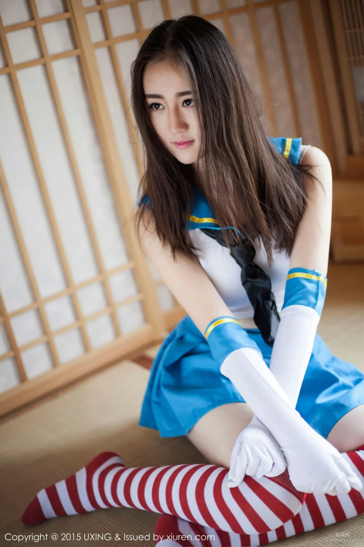 Romi王朝朝 - 美少女校服系列寫真集 [UXING優星館] Vol.005 22