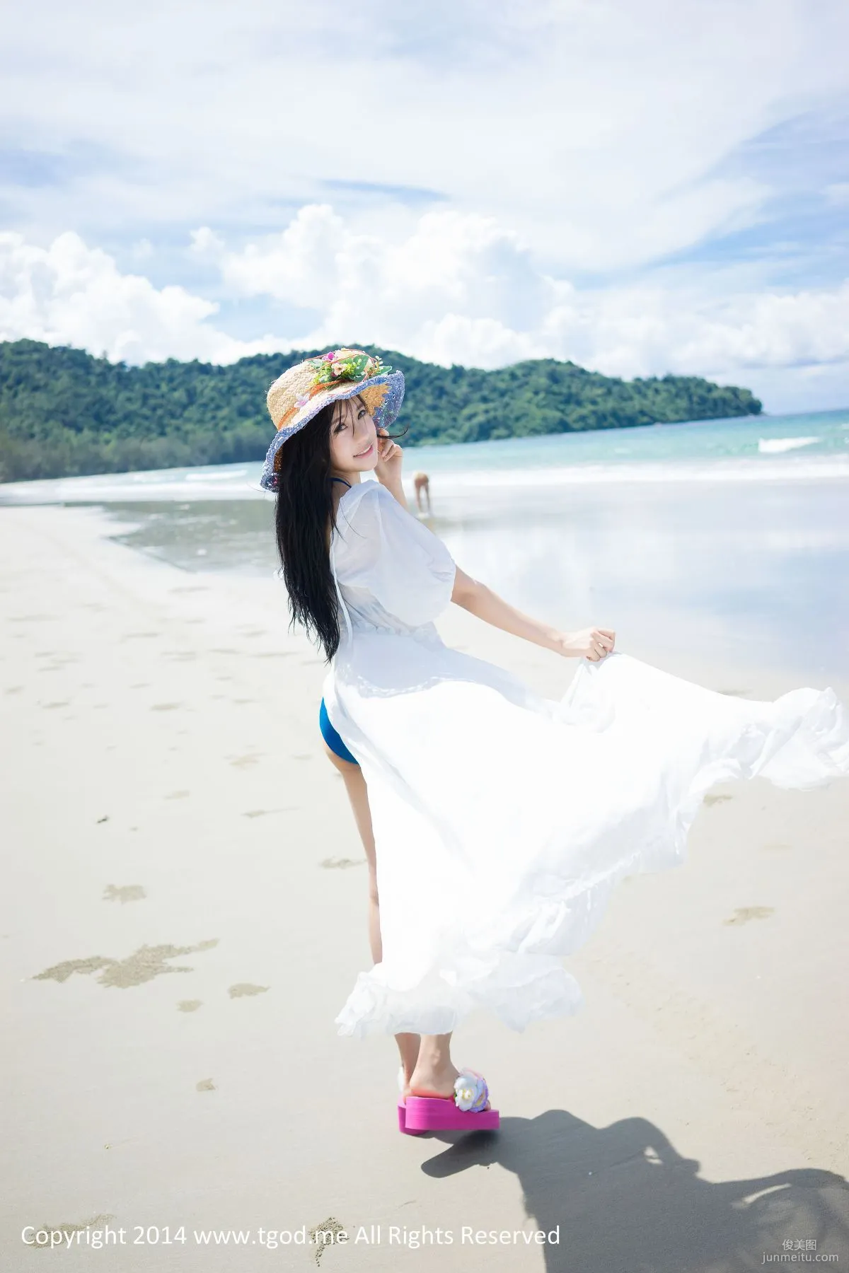 绮里嘉Ula《沙滩仙子》[TGOD推女神] 写真集4