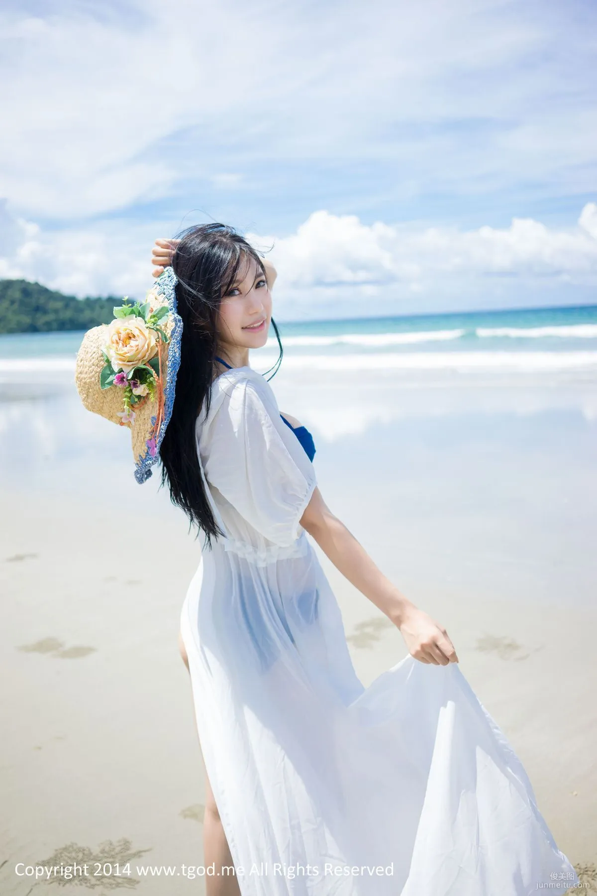 绮里嘉Ula《沙滩仙子》[TGOD推女神] 写真集5