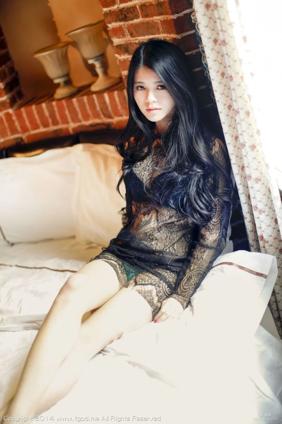歐陽妮娜娜《惹火蕾絲 性感禦姐》 [TGOD推女神] 寫真集 43