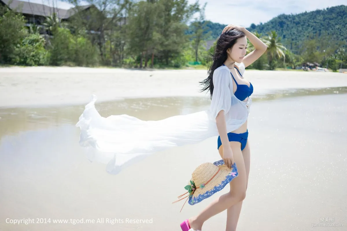 绮里嘉Ula《沙滩仙子》[TGOD推女神] 写真集10