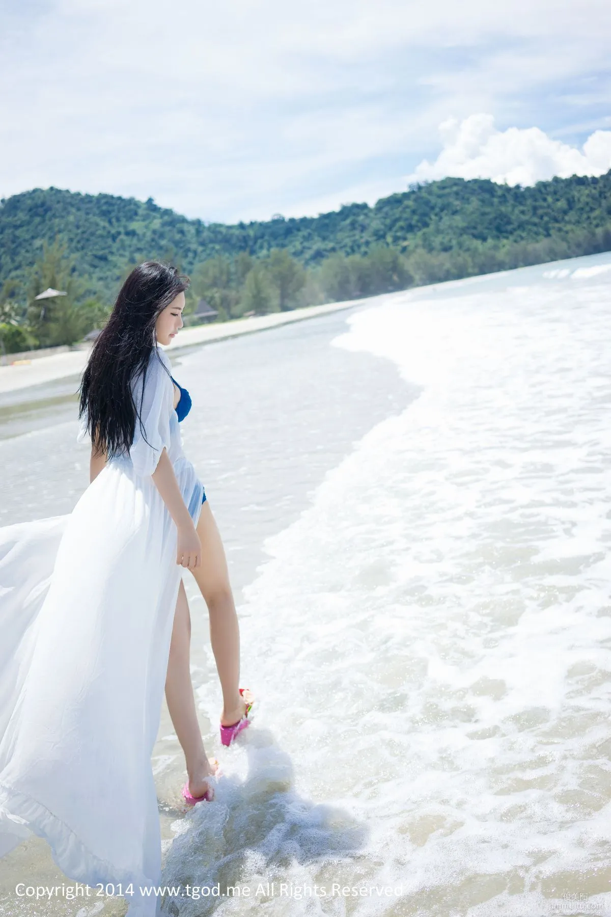 绮里嘉Ula《沙滩仙子》[TGOD推女神] 写真集12