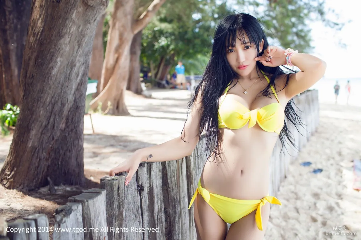 楊上萱《沙巴旅拍》第一彈 [TGOD推女神] 寫真集 35