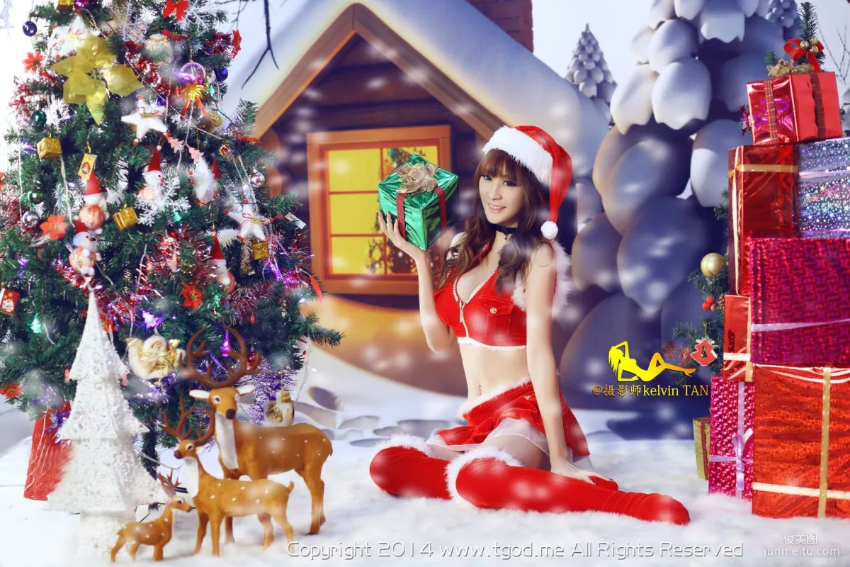 王子妃FayPrince《圣诞节大片》 [TGOD推女神] 写真集6