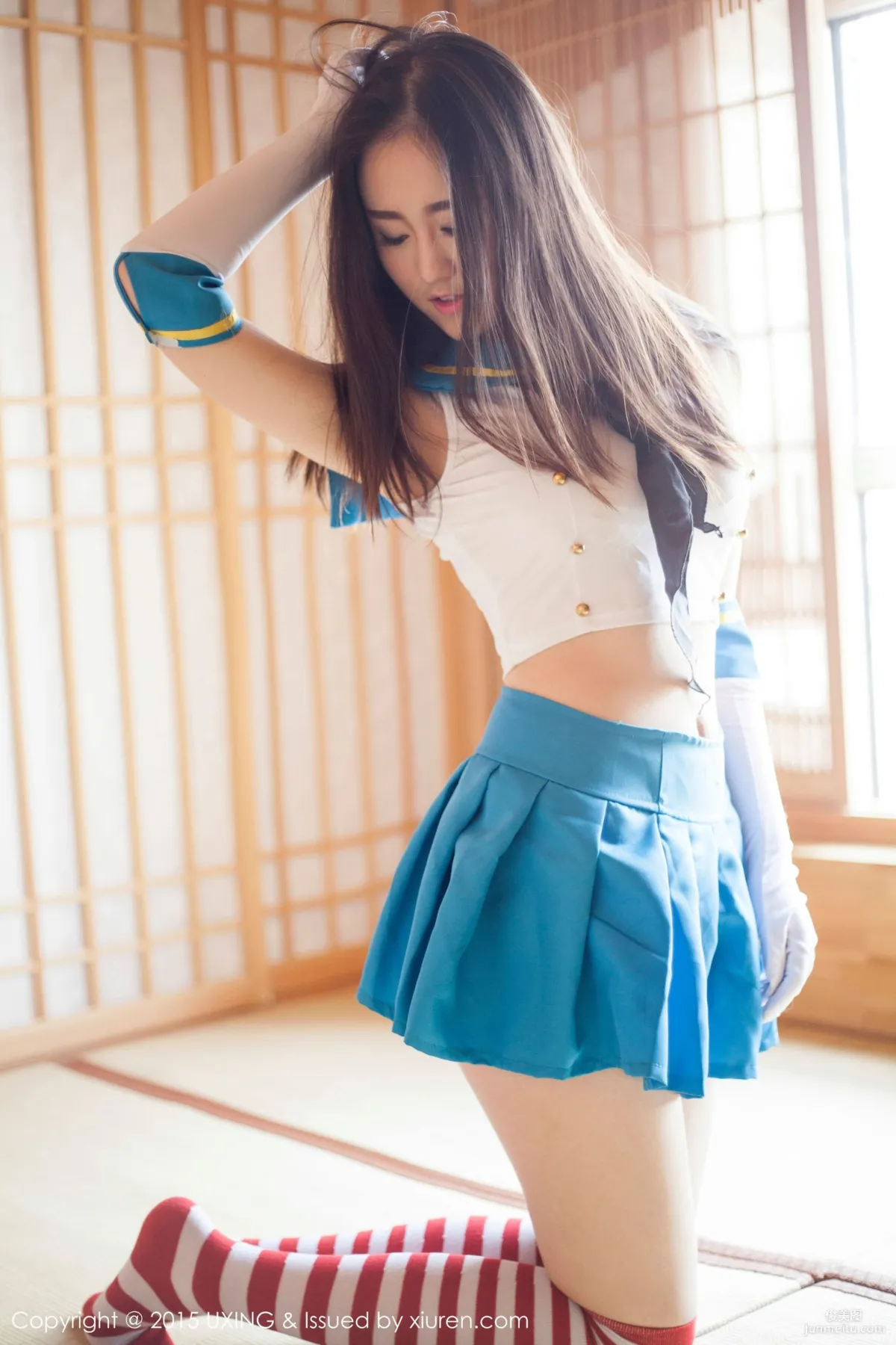 Romi王朝朝 - 美少女校服系列寫真集 [UXING優星館] Vol.005 2