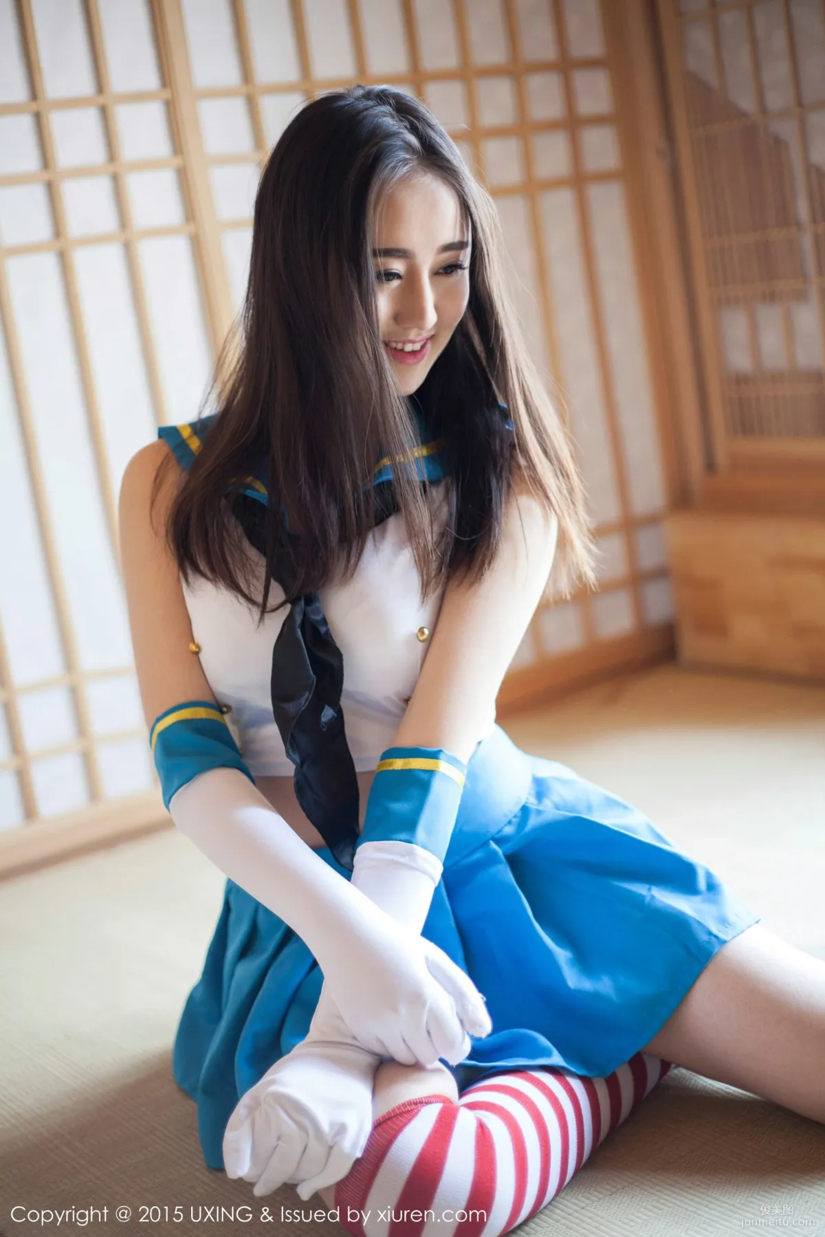 Romi王朝朝 - 美少女校服系列寫真集 [UXING優星館] Vol.005 5