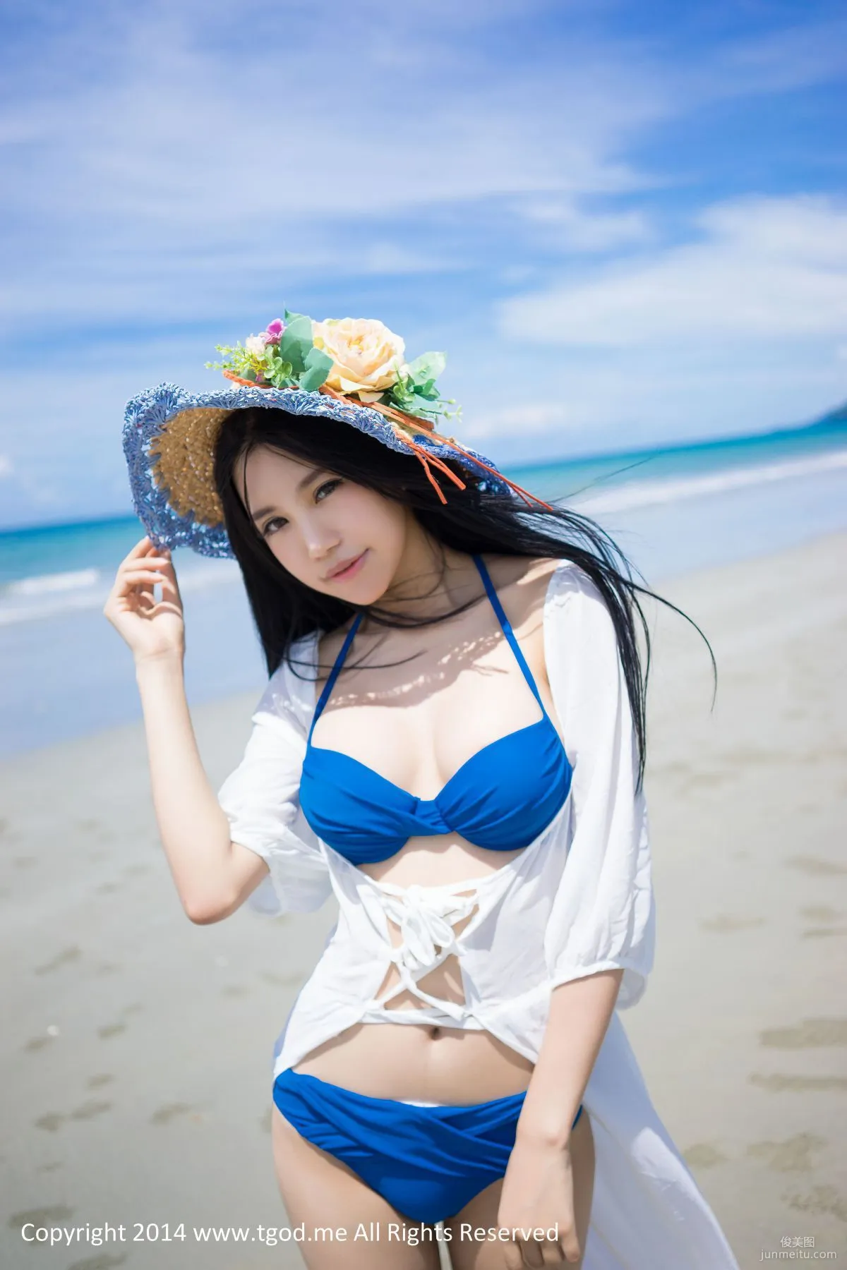 绮里嘉Ula《沙滩仙子》[TGOD推女神] 写真集15