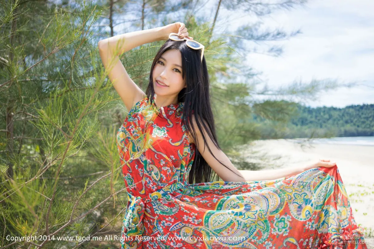 绮裡嘉ula 《沙巴旅拍》小清新系列 [TGOD推女神] 寫真集 6