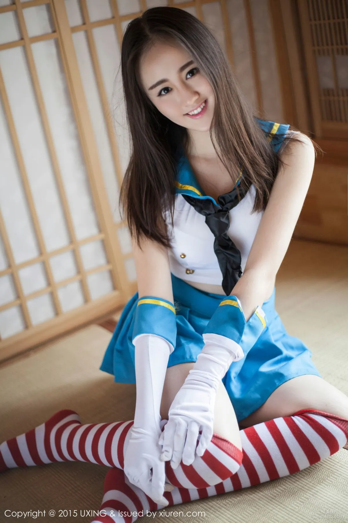 Romi王朝朝 - 美少女校服系列寫真集 [UXING優星館] Vol.005 20