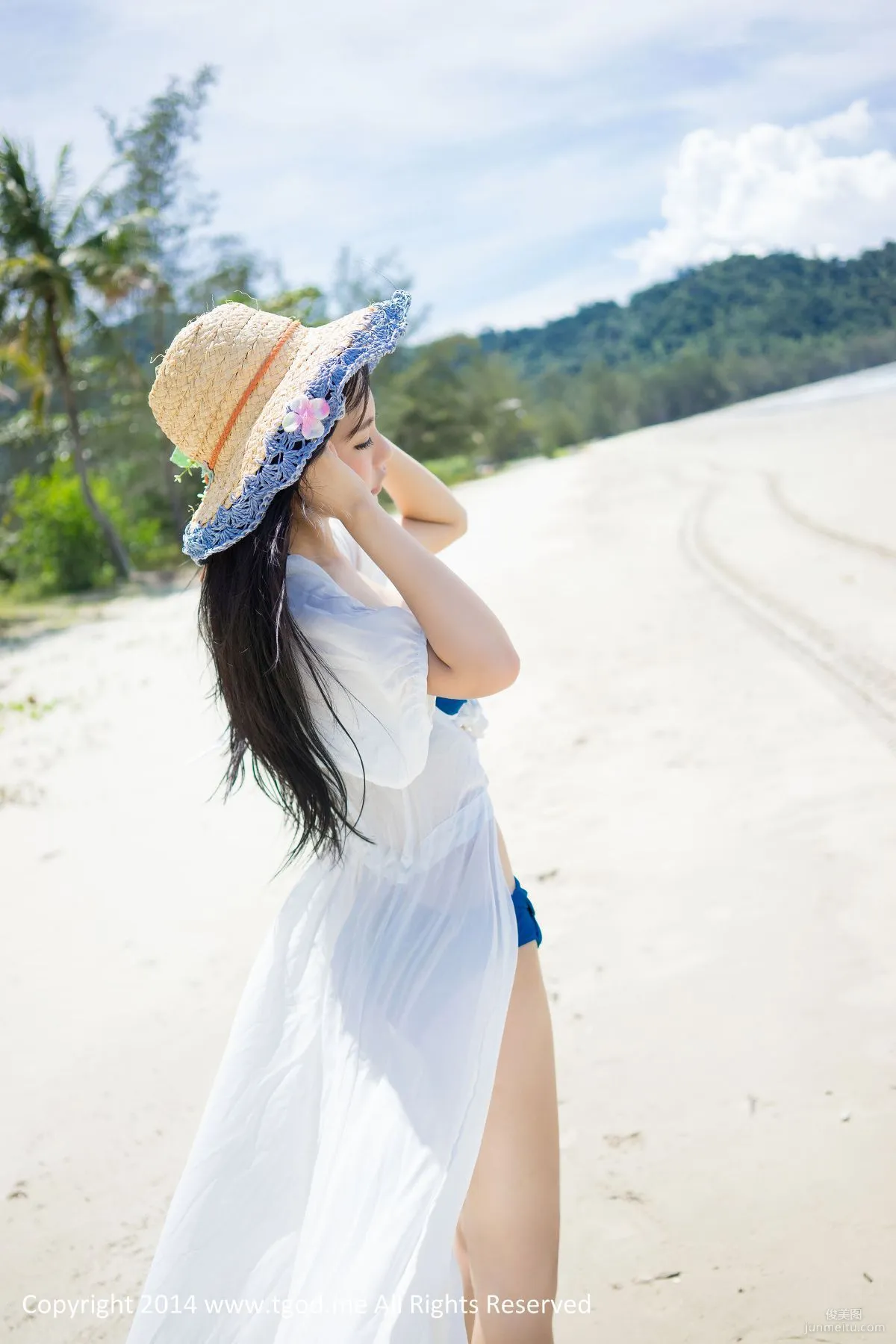 绮里嘉Ula《沙滩仙子》[TGOD推女神] 写真集1