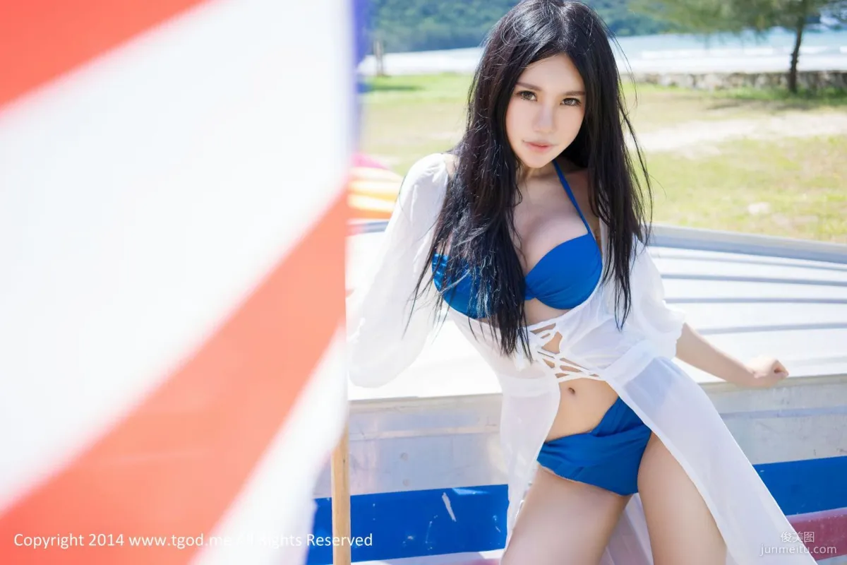 绮裡嘉Ula《沙灘仙子》[TGOD推女神] 寫真集 33