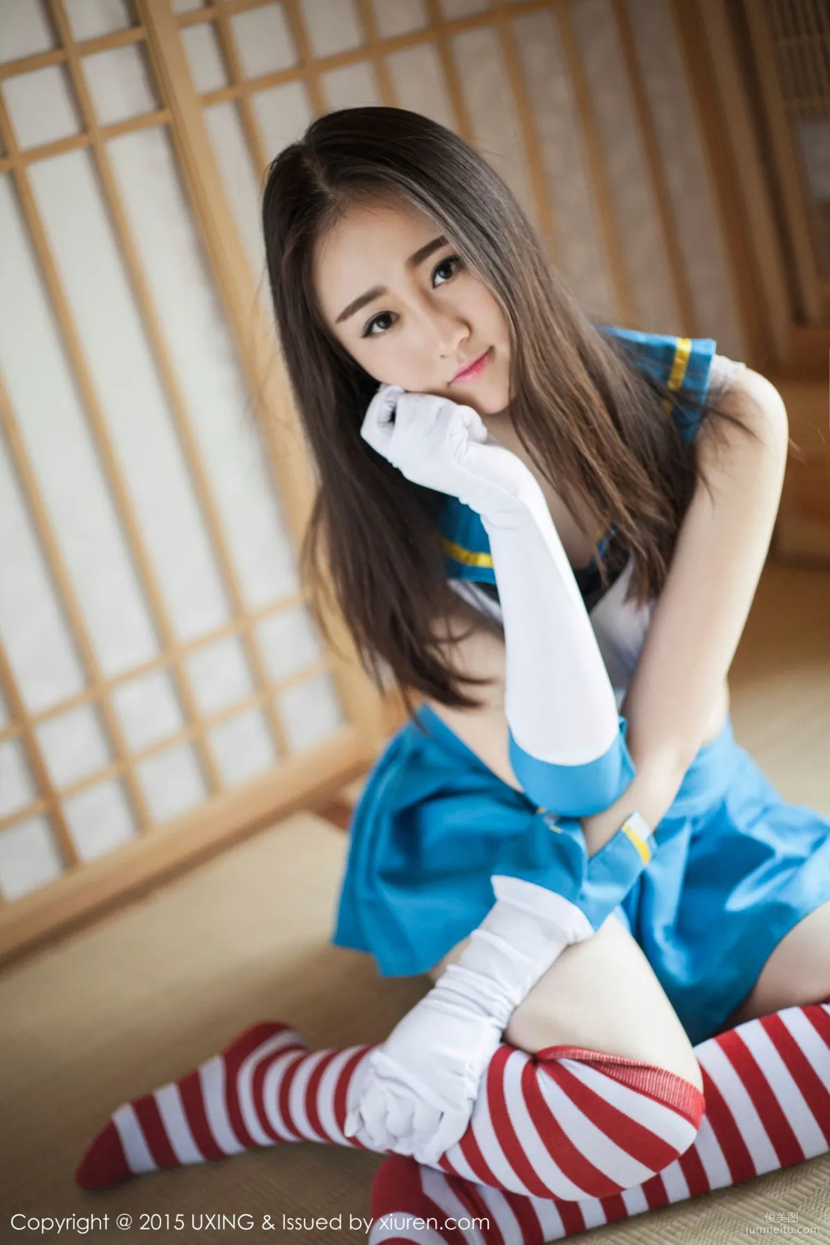 Romi王朝朝 - 美少女校服系列寫真集 [UXING優星館] Vol.005 21