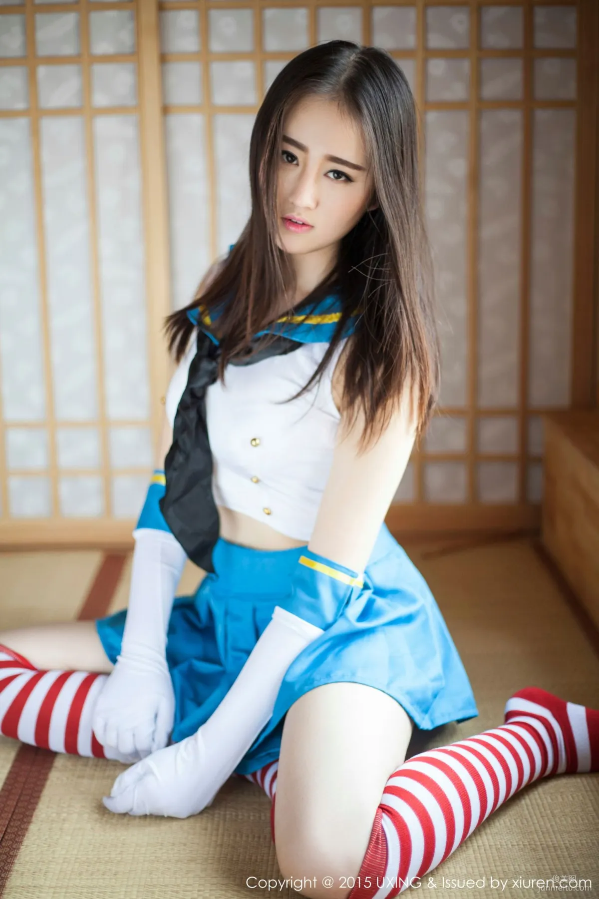 Romi王朝朝 - 美少女校服系列寫真集 [UXING優星館] Vol.005 27
