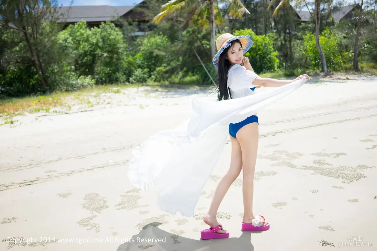 绮里嘉Ula《沙滩仙子》[TGOD推女神] 写真集3