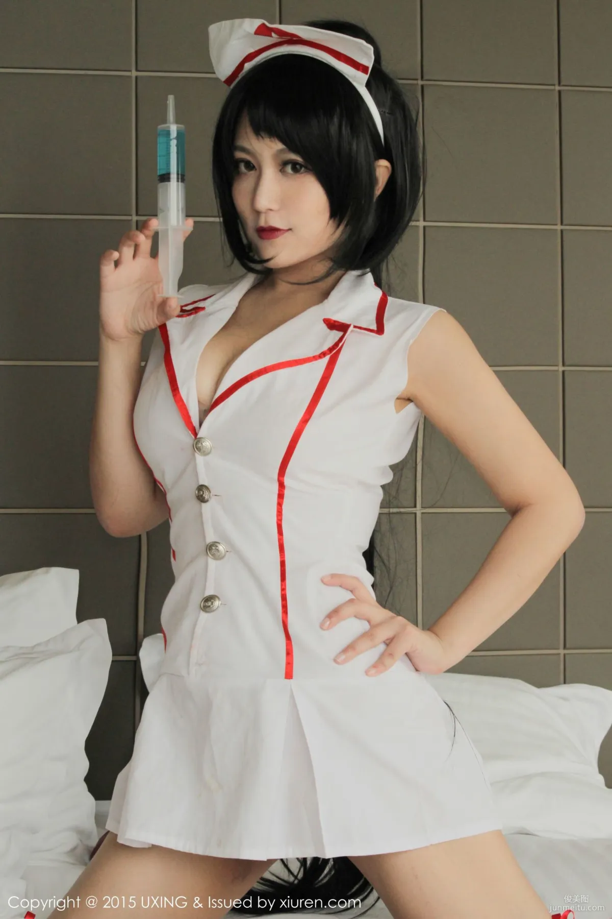 蓮漪lenne - 私房制服系列 [UXING優星館] Vol.016 寫真集 29