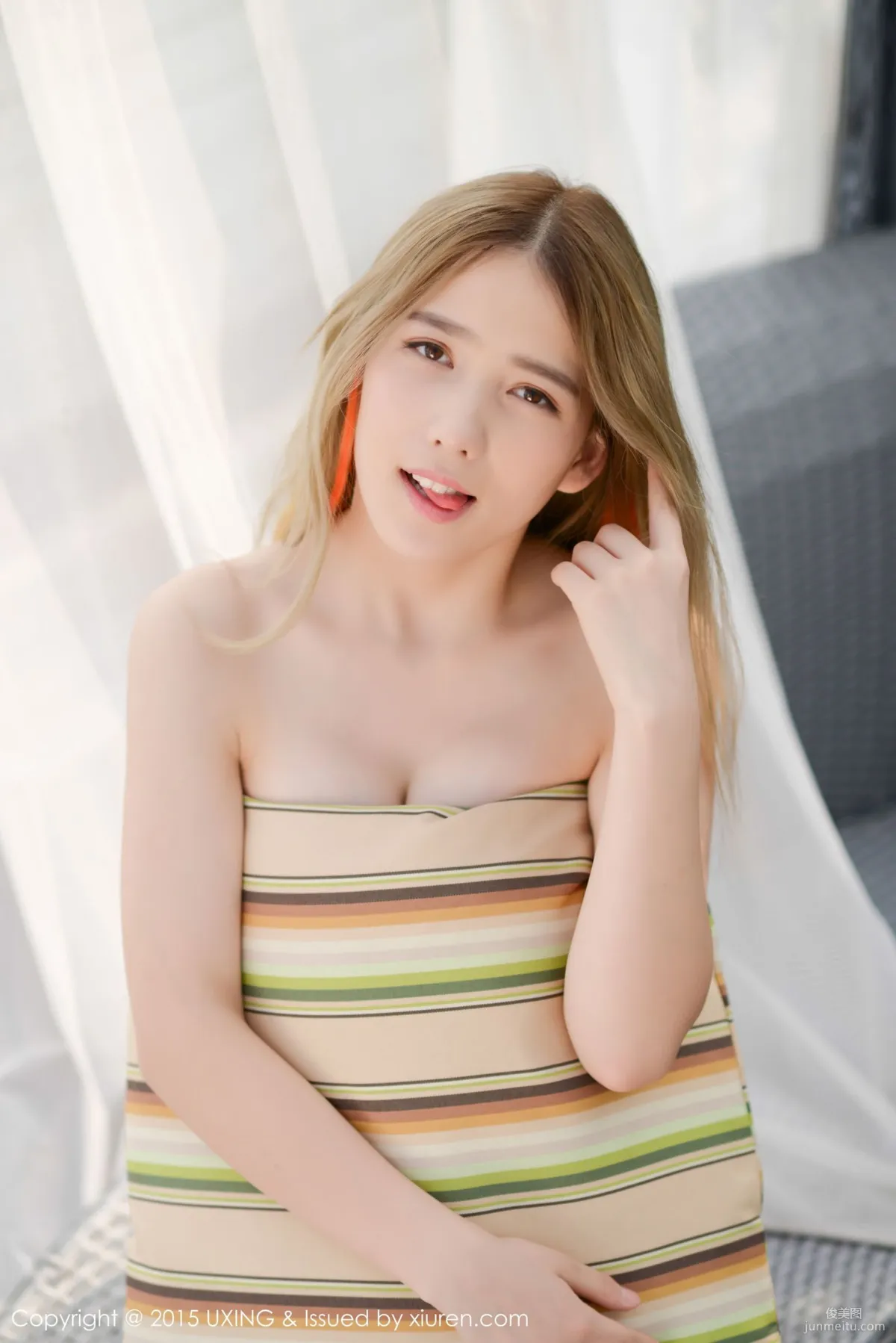 懶桃子 - 嫩妹子的誘惑 [UXING優星館] Vol.028 寫真集 45