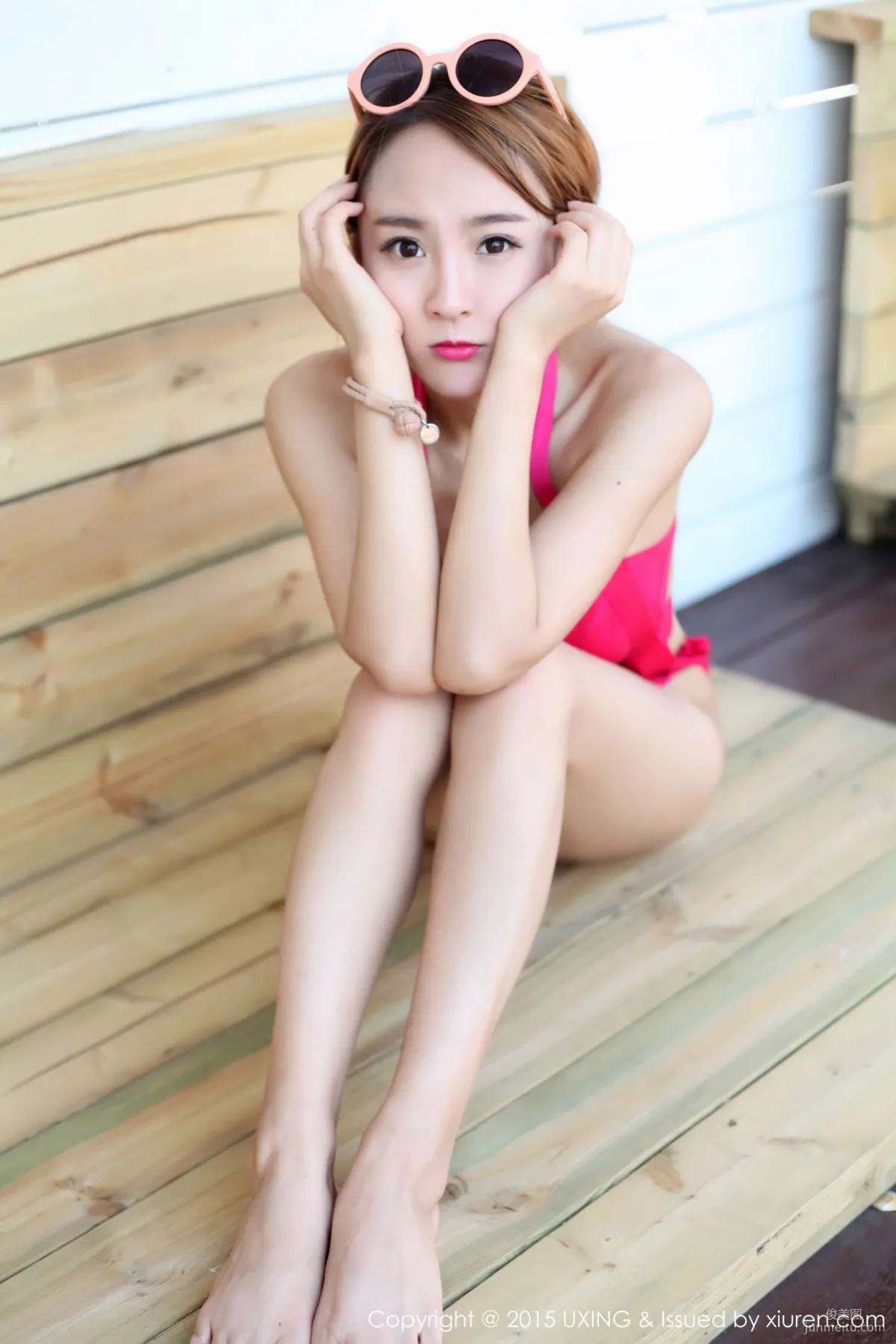 模特草莓 - 比基尼甜妹子寫真集 [UXING優星館] Vol.023 57