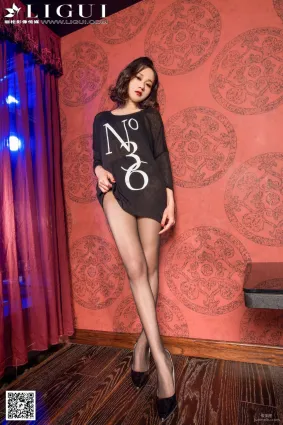 Model 曼蒂《灰絲高跟美足魅惑》 [麗櫃LiGui] 美腿玉足寫真圖片