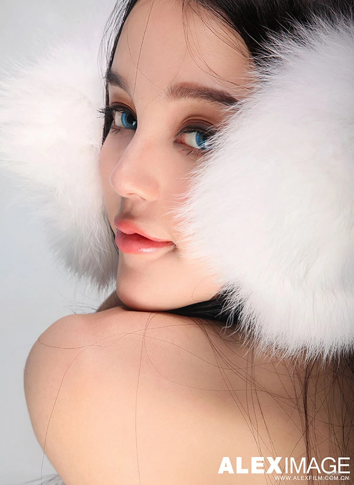 混血美女模特石一伊 棚拍圖片寫真集 45