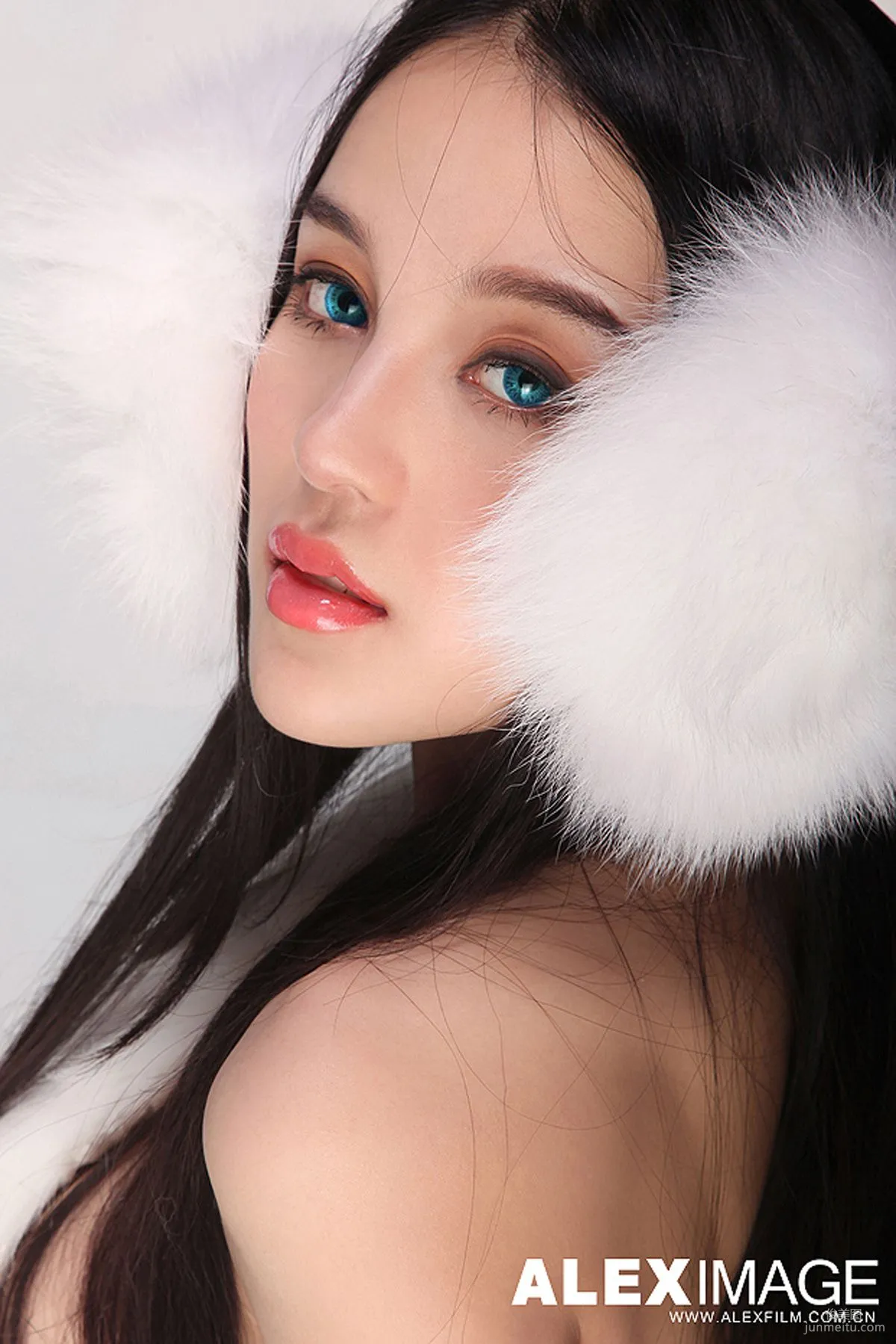 混血美女模特石一伊 棚拍圖片寫真集 42