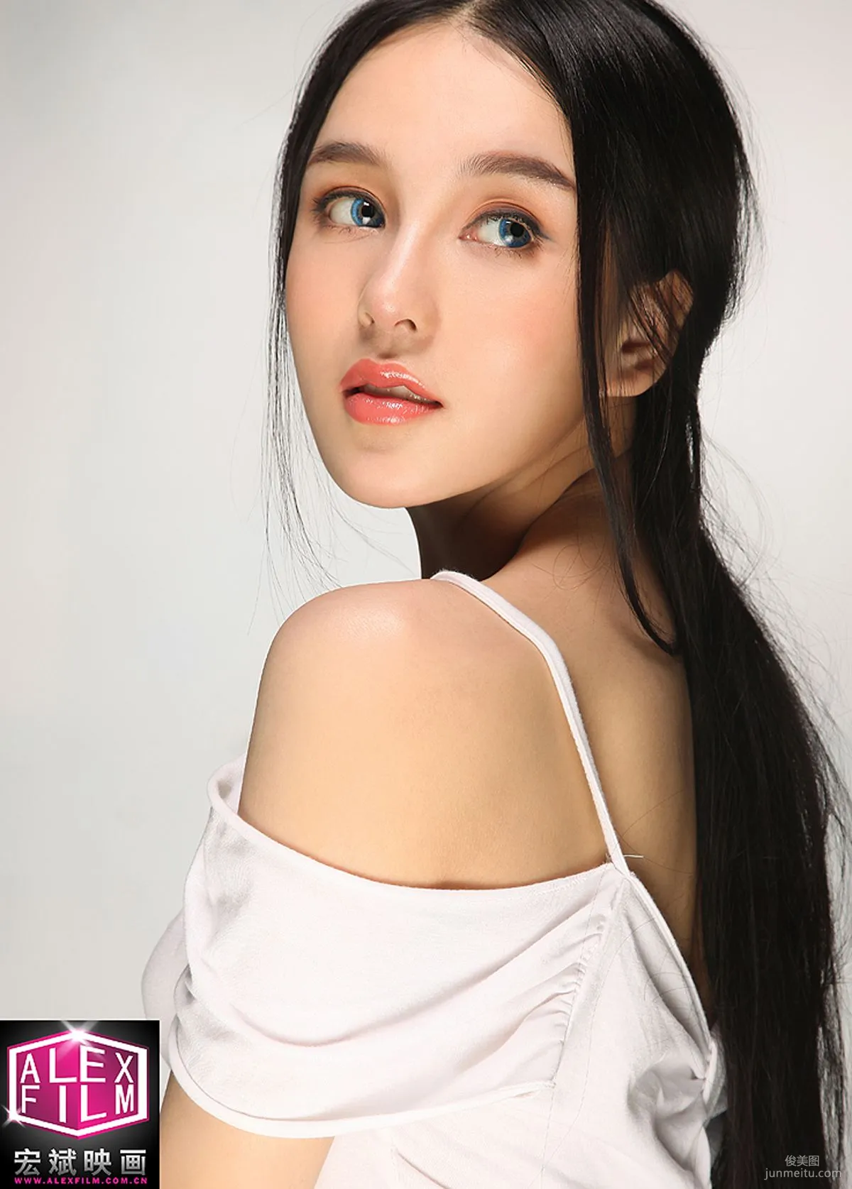 混血美女模特石一伊 棚拍圖片寫真集 34