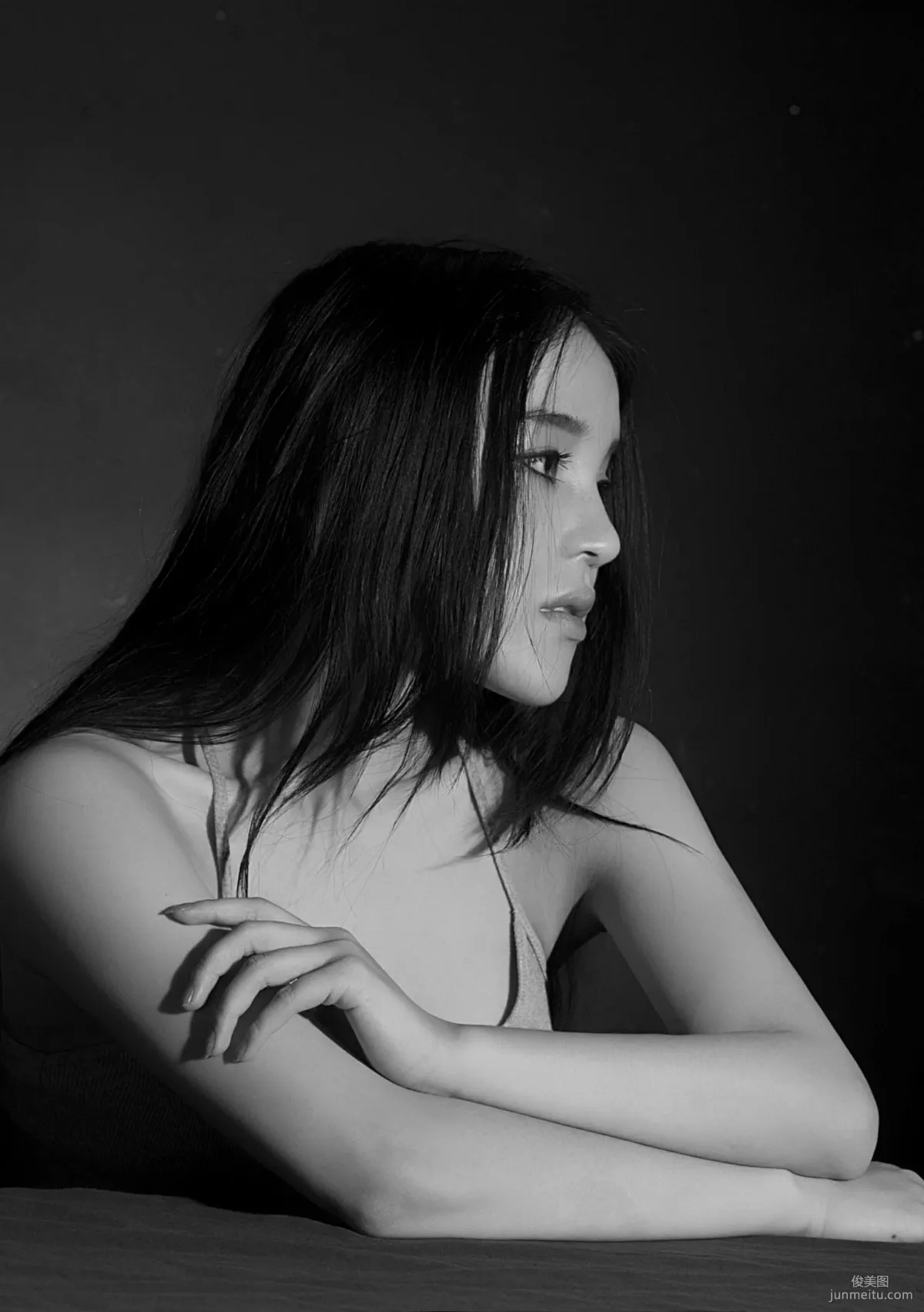 混血美女模特石一伊 棚拍圖片寫真集 13
