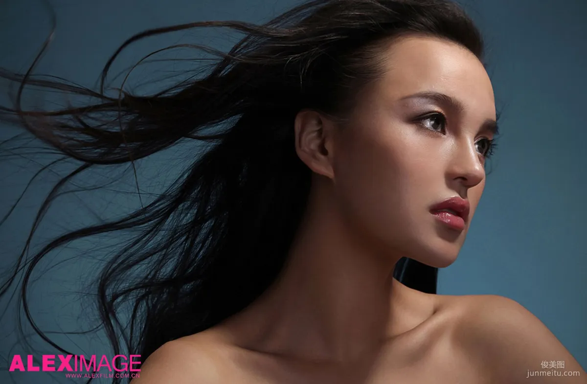 混血美女模特石一伊 棚拍圖片寫真集 31