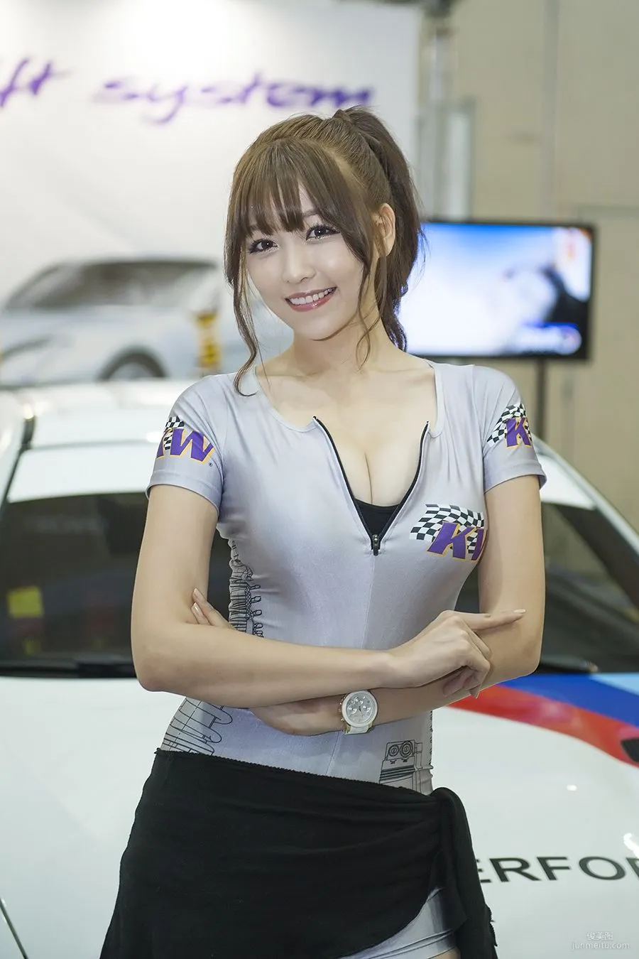 車模李恩慧《賽車展圖片合集》高清套圖 76