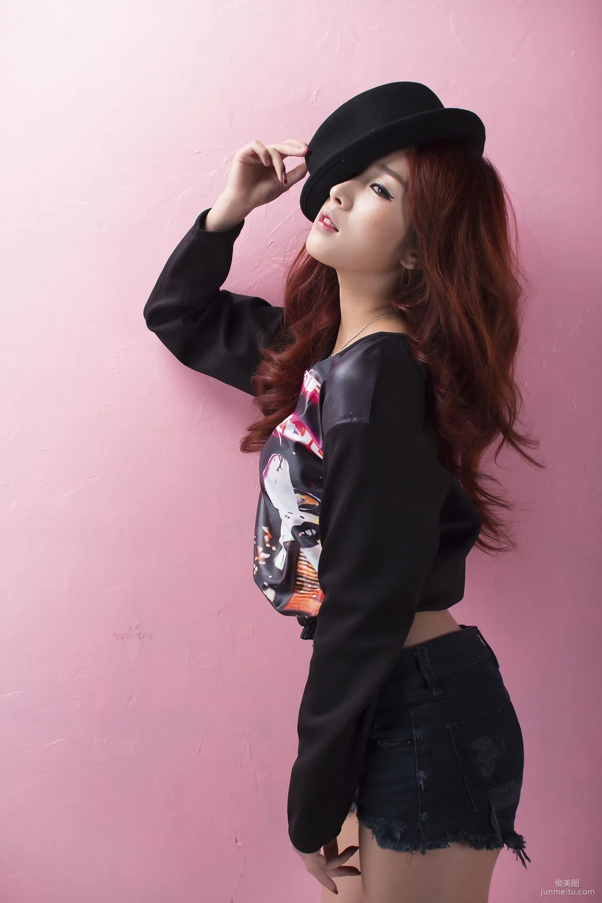韓國美女模特敏兒棚拍寫真合集 7