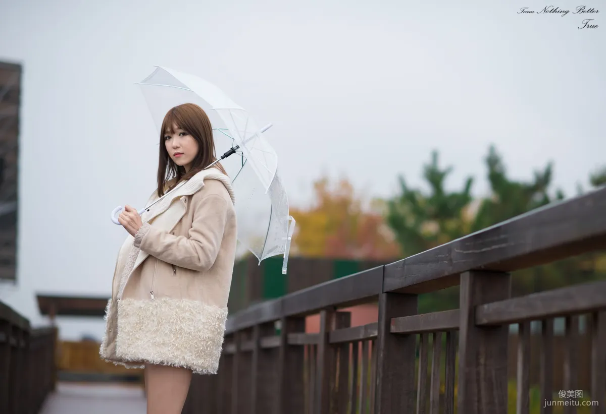 極品韓國美女李恩慧《下雨天街拍》 寫真集 26