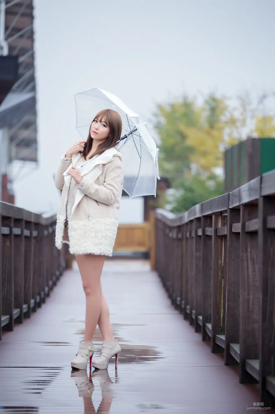 極品韓國美女李恩慧《下雨天街拍》 寫真集 20
