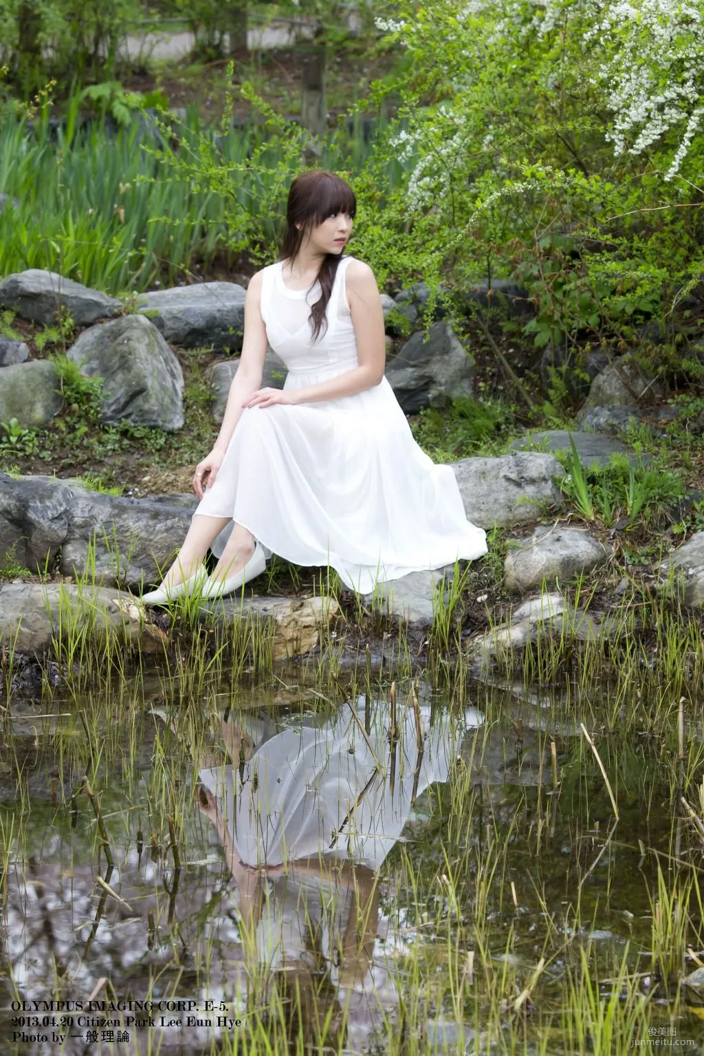 李恩慧《唯美白色长裙》外拍写真集12