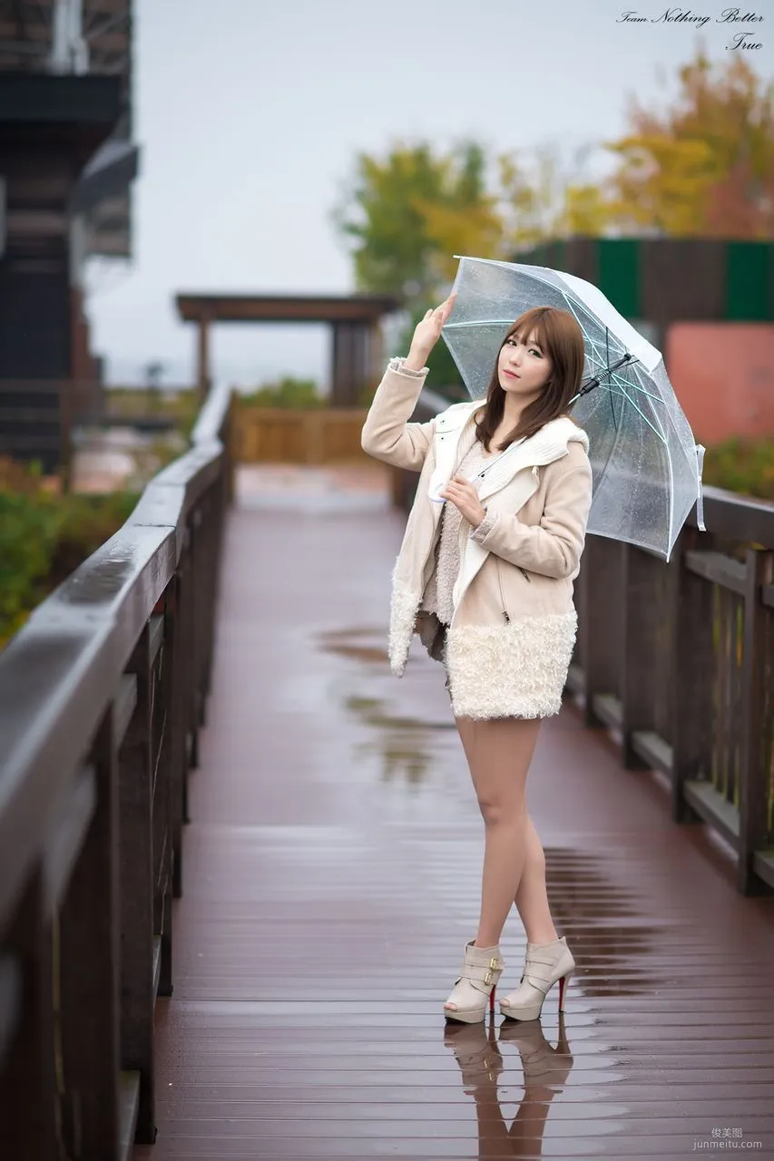 極品韓國美女李恩慧《下雨天街拍》 寫真集 14