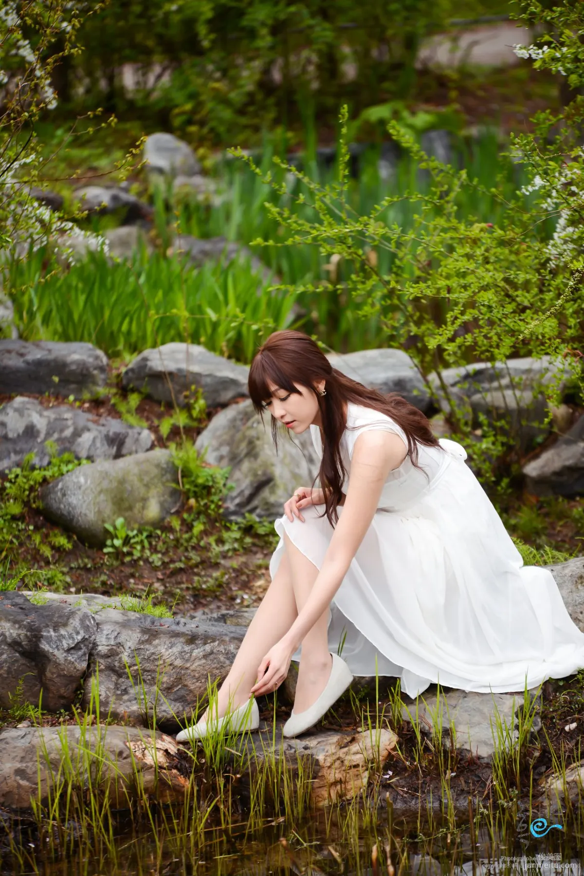 李恩慧《唯美白色长裙》外拍写真集11